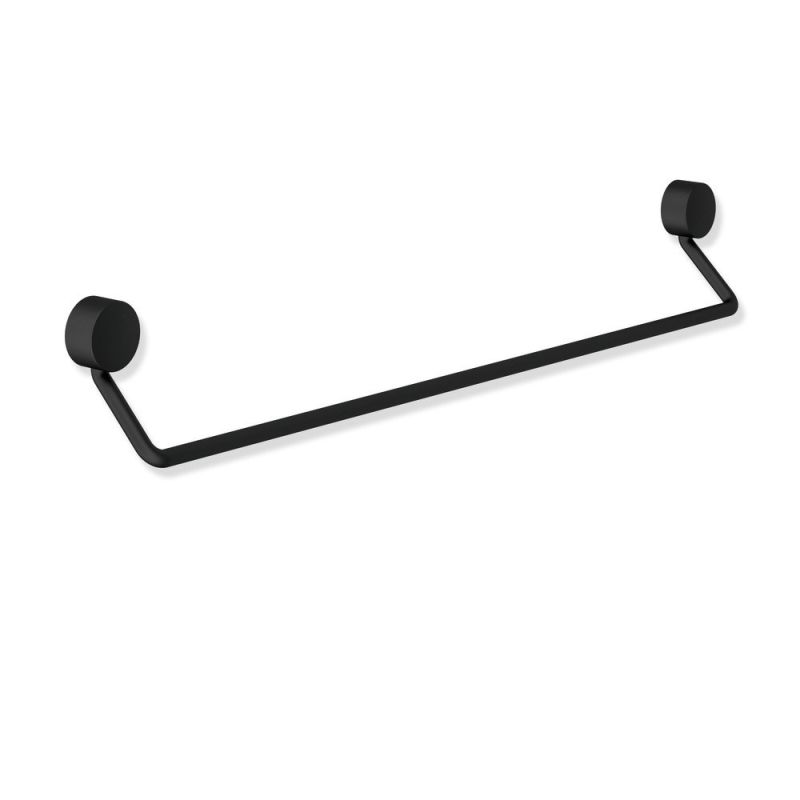 HEWI System 815 Bath Towel Rail Matt Black NotJustTaps.co.uk